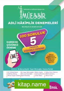 Müessir Adli Hakimlik Denemeleri Karekod Çözümlü 5 Deneme