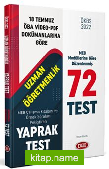 Uzman Öğretmenlik Yaprak Test