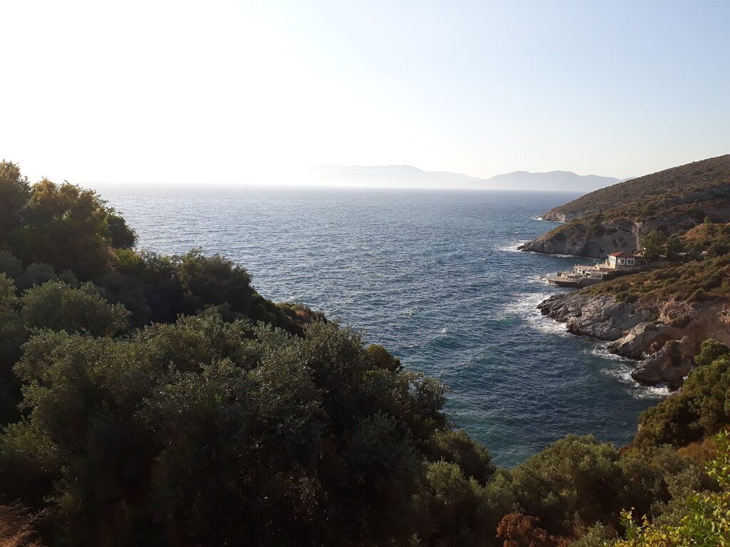 Beautiful view in Kuşadası, Aydın in Kusadasi, Turkey