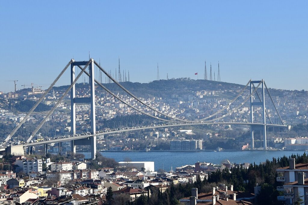 Bosphorus Bridge(15 July Martyrs Bridge), Istanbul, Turkey (Ank Kumar) 01 in Ortakoy, Istanbul
