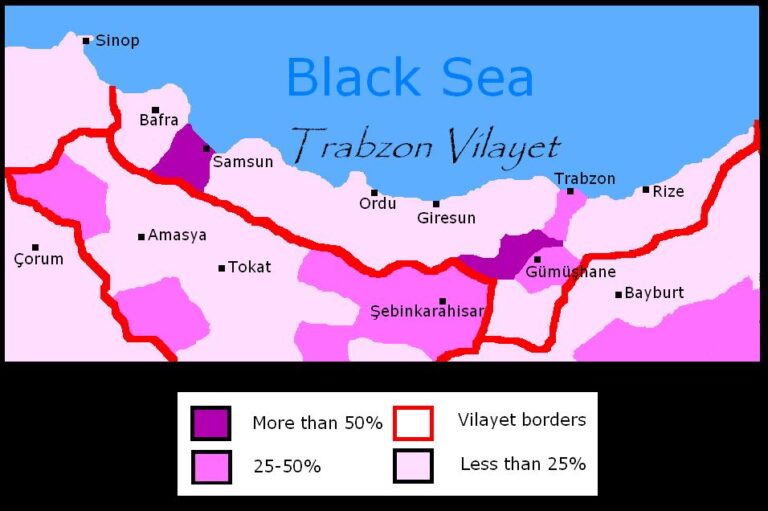 Christians in the Black Sea region in Amasra, Turkey