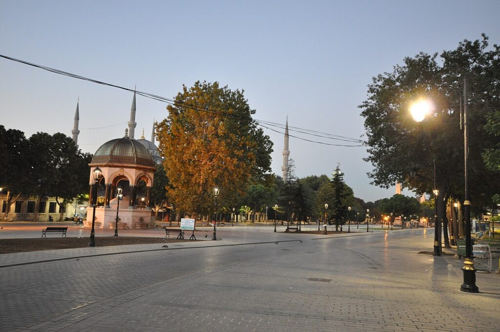 Hippodrome of Constantinople in Sultanahmet, Istanbul