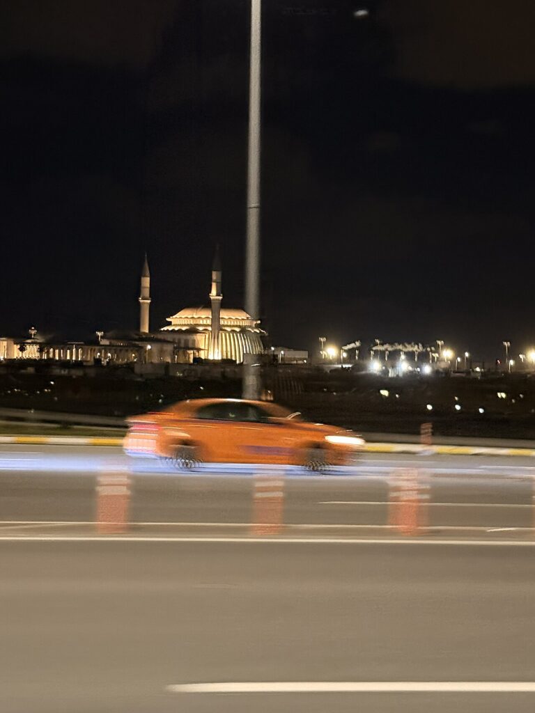 Istanbul-Airport-Mosque-at-night in Marmaris, Turkey
