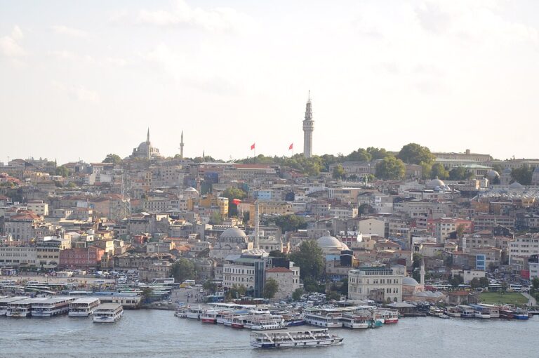 Istanbul as seen from the Galata Tower in Sultanahmet, Istanbul