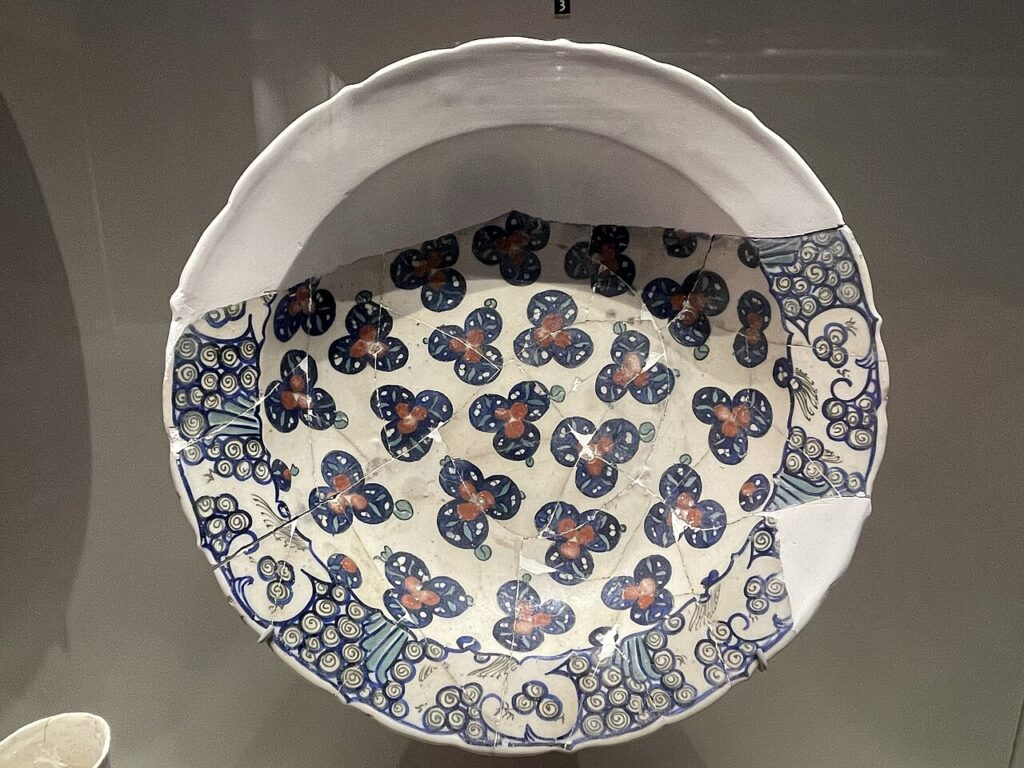 Iznik pottery, Iznik Archaeological Museum in Sultanahmet, Istanbul