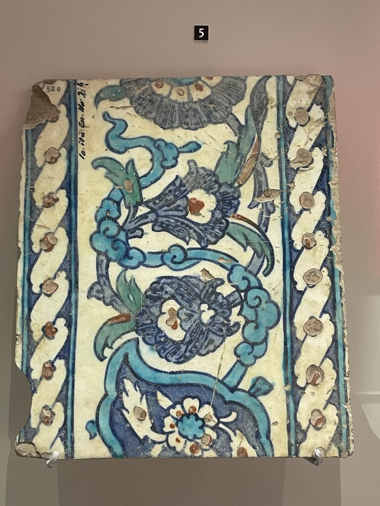 Iznik pottery, Iznik Archaeological Museum in Sultanahmet, Istanbul